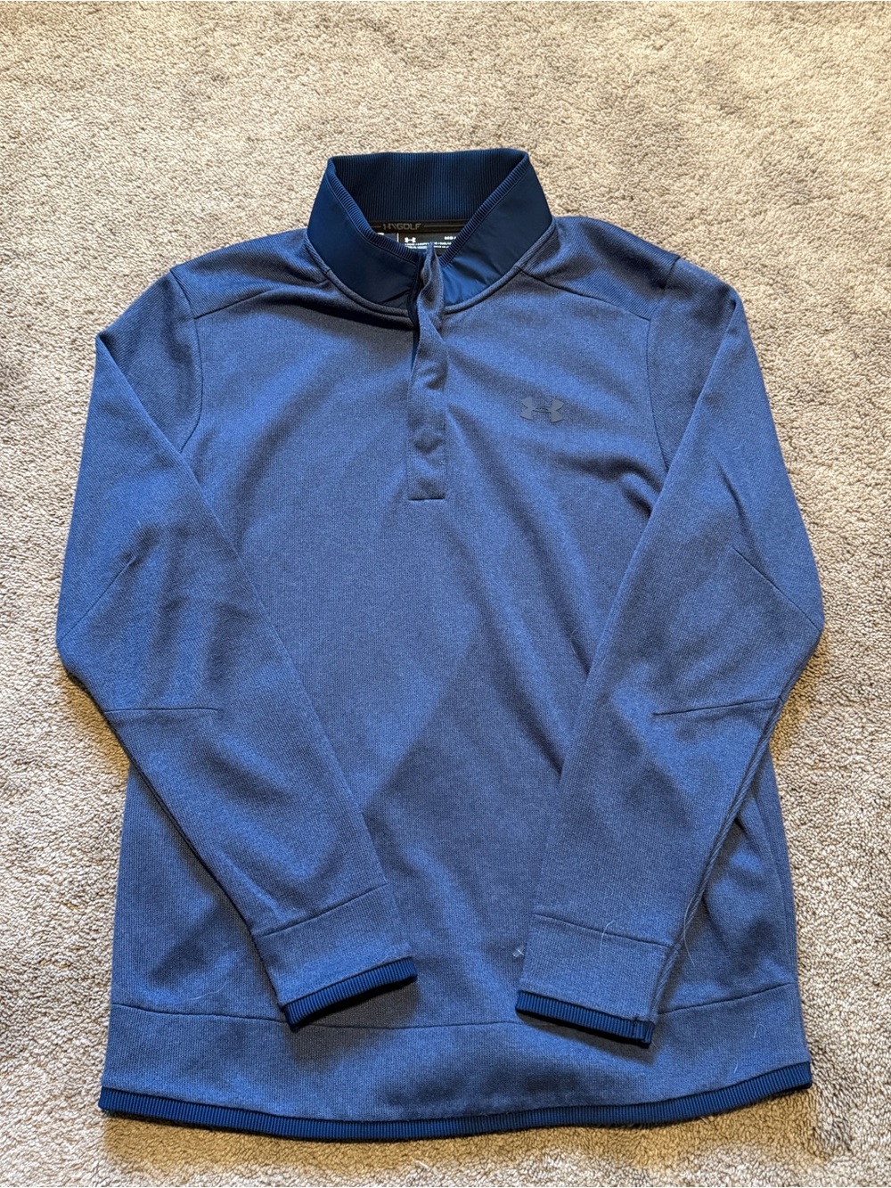Under Armour Golf 1/4 Snap Pullover Mens Medium ColdGear Storm Jacket 1329832
